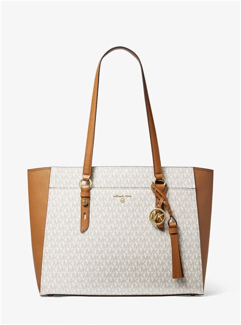 michael kors sullivan large logo tote bag|sullivan large multifunction leather tote.